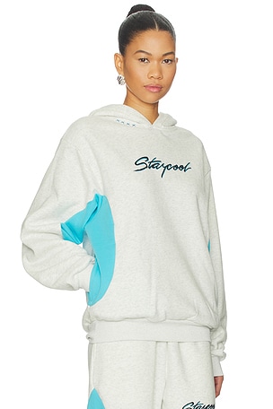 Stay Cool Turbo Hoodie in Light Grey