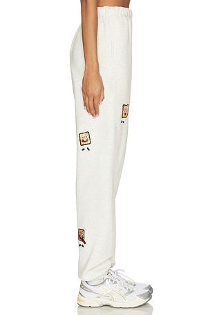 Stay Cool x Cinnamon Toast Crunch All Over Character Sweatpant in Light Grey
