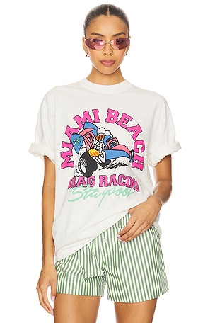 Miami Beach Racing Tee Stay Cool