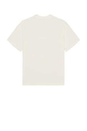 Stay Cool Miami Beach Racing Tee in Cream