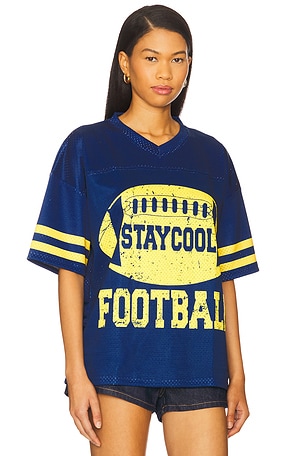 Stay Cool Football Jersey in Blue. Size XL/1X. Also