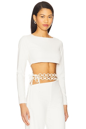 Saudade Sienna Top in Ivory