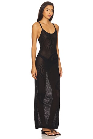 SEVEN WONDERS Milenia Midi Dress in Black