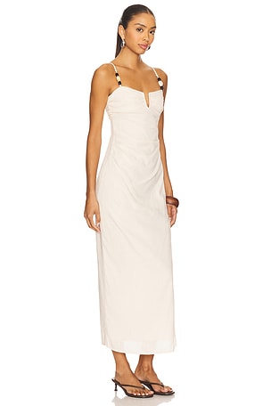 SEVEN WONDERS Marianna Midi Dress in Cream