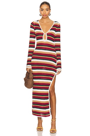 Benson Sleeved Knit Maxi Dress SEVEN WONDERS