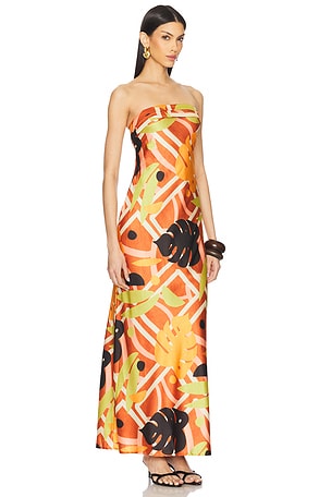 SEVEN WONDERS Sachi Maxi Dress in Orange