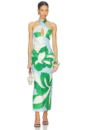 Aubrie Cross Front Midi Dress SEVEN WONDERS