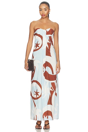Rihanna Strapless Maxi Dress SEVEN WONDERS