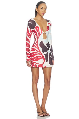 SEVEN WONDERS Eternity Sleeved Mini Dress in Cream
