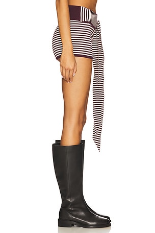 SEVEN WONDERS Mischief Hot Short in Wine. Size XS. Also