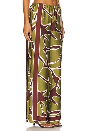SEVEN WONDERS Alessandra Palazzo Pant in Green. Size XS. Also