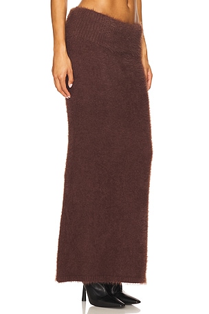 SEVEN WONDERS Anneliese Maxi Skirt in Chocolate