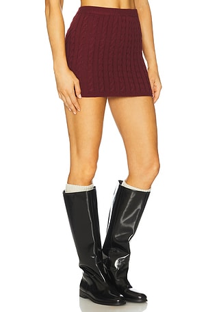 SEVEN WONDERS Katarina Mini Skirt in Red