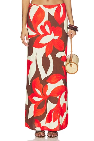 Billie Maxi Skirt in Amoree Chocolate SEVEN WONDERS