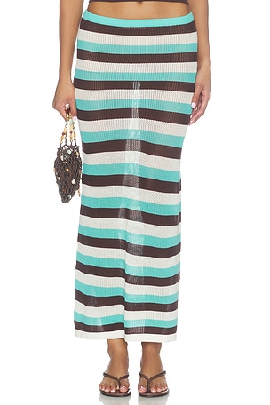 Hazel Low Waisted Knit Midi Skirt SEVEN WONDERS