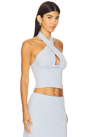 SEVEN WONDERS Billie Top in Baby Blue