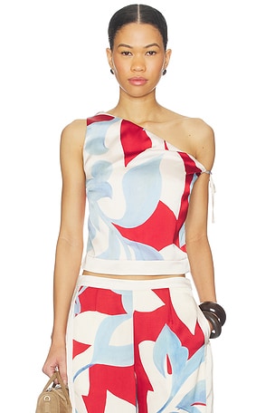 Amoree One Shoulder Tie Top SEVEN WONDERS