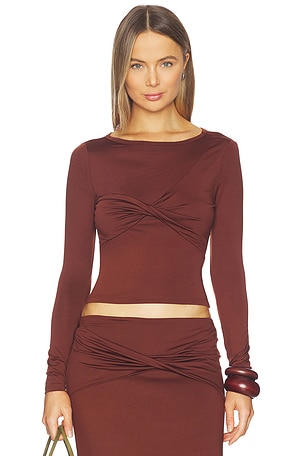 Kamilla Twist Long Sleeve Top SEVEN WONDERS