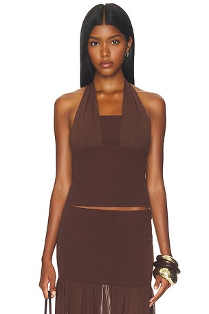 Nyra Tailored Halter Top SEVEN WONDERS