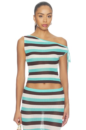 Hazel Off Shoulder Knit Top SEVEN WONDERS