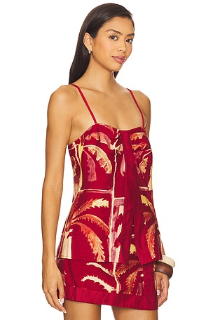 SEVEN WONDERS Catriona Top in Red