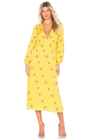 Sundress Chicago Dress in Yellow & Sun Embroideries | REVOLVE Sundress Chicago Dress in Yellow & Sun Embroideries | REVOLVE