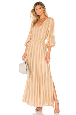 Sundress Laura Dress in Lisbonne Beige REVOLVE