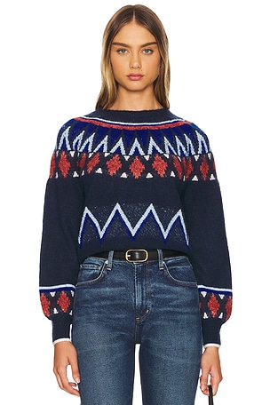 Fairisle Crew Neck Sweater SUNDRY