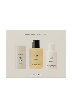 LOT DE PARFUMS SANTAL & VETIVER MINI TRIO SALT & STONE