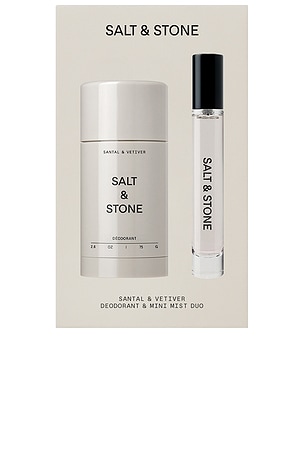 Santal & Vetiver Deodorant + Mini Mist Duo SALT & STONE