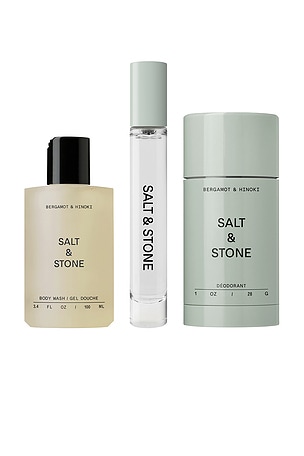 Bergamot & Hinoki Signature Trio SALT & STONE