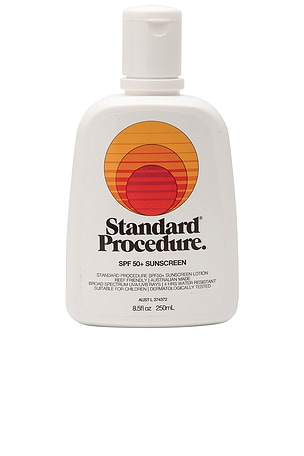 Spf 50+ 250ml Sunscreen Standard Procedure