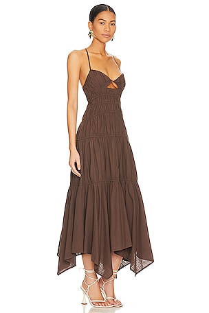 SNDYS Tahlia Dress in Brown