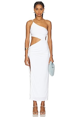 SNDYS Nera Cutout Maxi Dresss in White