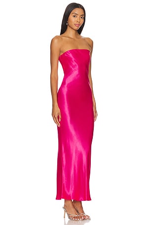 SNDYS x REVOLVE Angel Strapless Midi Dress in Pink