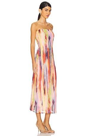 SNDYS St Barts Maxi Dress in Pink
