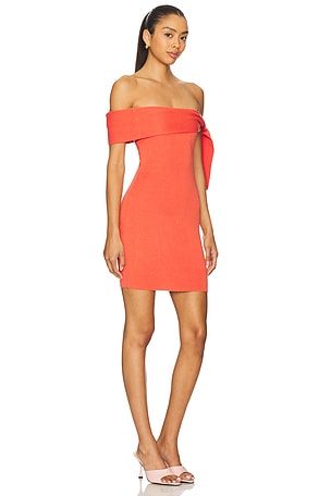 SNDYS x REVOLVE Jaymes Mini Dress in Tangerine