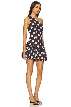 SNDYS x REVOLVE Briella One Shoulder Mini Dress in Black