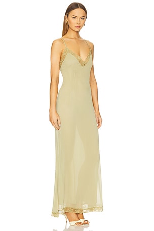 SNDYS Frida Maxi Dress in Sage