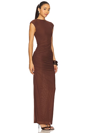 SNDYS x REVOLVE Lorelai Maxi Dress in Chocolate in Chocolate
