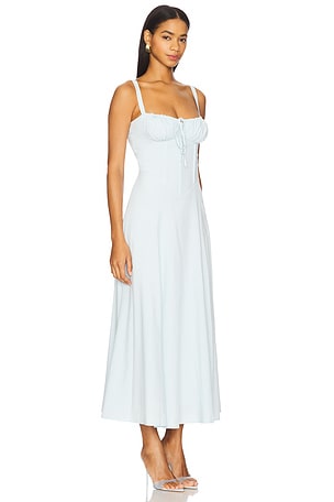 SNDYS x REVOLVE Alessia Drop Waist Dress in Baby Blue