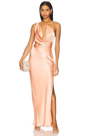 x REVOLVE Johanna Cowl Neck Maxi SNDYS