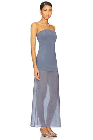 SNDYS x REVOLVE Chloe Sheer Dress in Slate