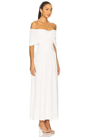 SNDYS Madrid Maxi Dress in White. Size XXS. Also