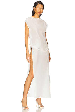 SNDYS Aire Maxi Dress in White