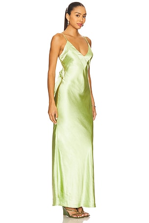 SNDYS Spain Maxi Dress in Green