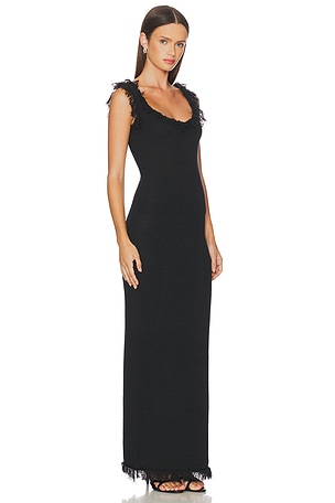 SNDYS Skyler Maxi Dress in Black. Size XXL. Also