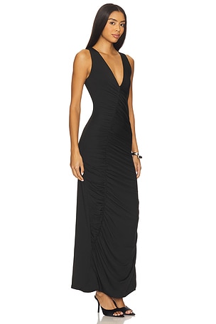 SNDYS Elodie Maxi Dress in Black