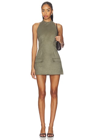 Amelia Faux Suede Mini Dress SNDYS