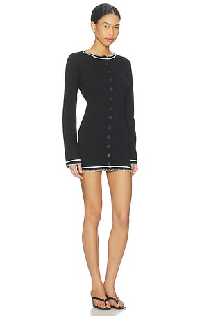 SNDYS Beverly Knit Mini Dress in Black